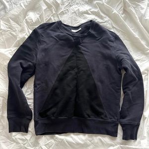 Ami Paris Navy Crewneck Sweatshirt